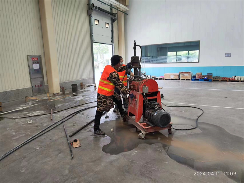 黟县厂房地面下沉塌陷注浆加固施工